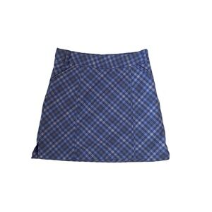 Purple Plaid Athletic Skort